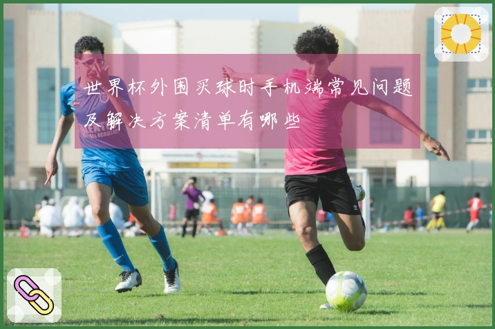 世界杯外围买球时手机端常见问题及解决方案清单有哪些